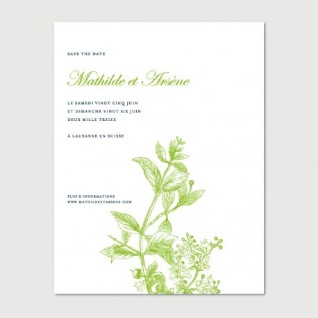 save the date arsene