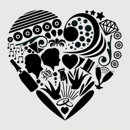 I heart you...with silhouettes