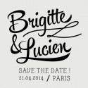 lucien save the date stamp