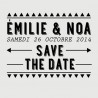 tampon save the date noa