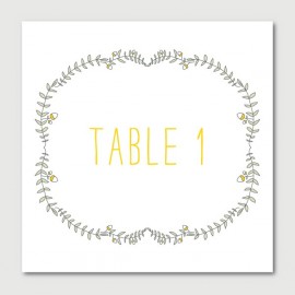 octave table numbers