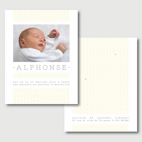 Alphonse baby announcement