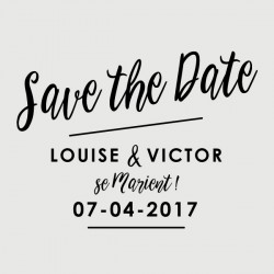 tampon save the date victor
