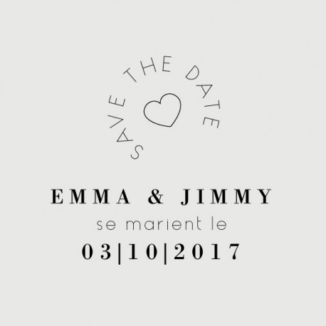 tampon save the date jimmy