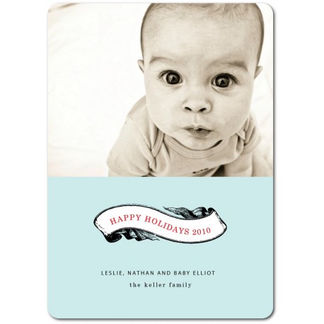 Ribbon Banner Photo Card