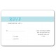 preppy rsvp minty blue
