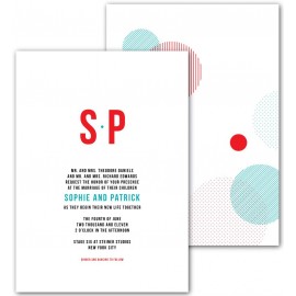 graphicdot invite red & teal