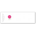 labels autocollants ribbon hot pink