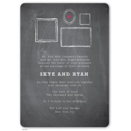 chalkboard invite