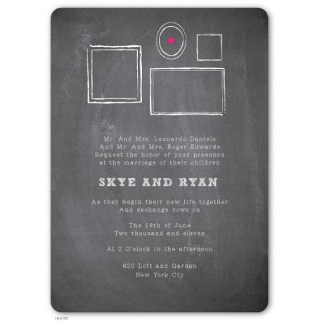chalkboard invite